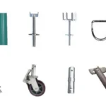 Various accessories for scaffolding