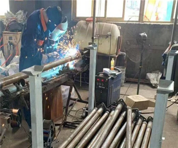 Welding The Shuttering Props’ Plate